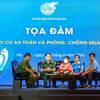 Một buổi Tọa đàm về phòng, chống mua bán người do Hội Liên hiệp Phụ nữ Việt Nam tổ chức. (Ảnh: Giang Phương/TTXVN)