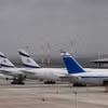 Máy bay của El Al Israel Airlines trên đường băng sân bay quốc tế Ben Gurion ở Lod, gần Tel Aviv, Israel. (Nguồn: Reuters)
