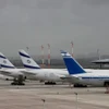 Máy bay của El Al Israel Airlines trên đường băng sân bay quốc tế Ben Gurion ở Lod, gần Tel Aviv, Israel. (Nguồn: Reuters)