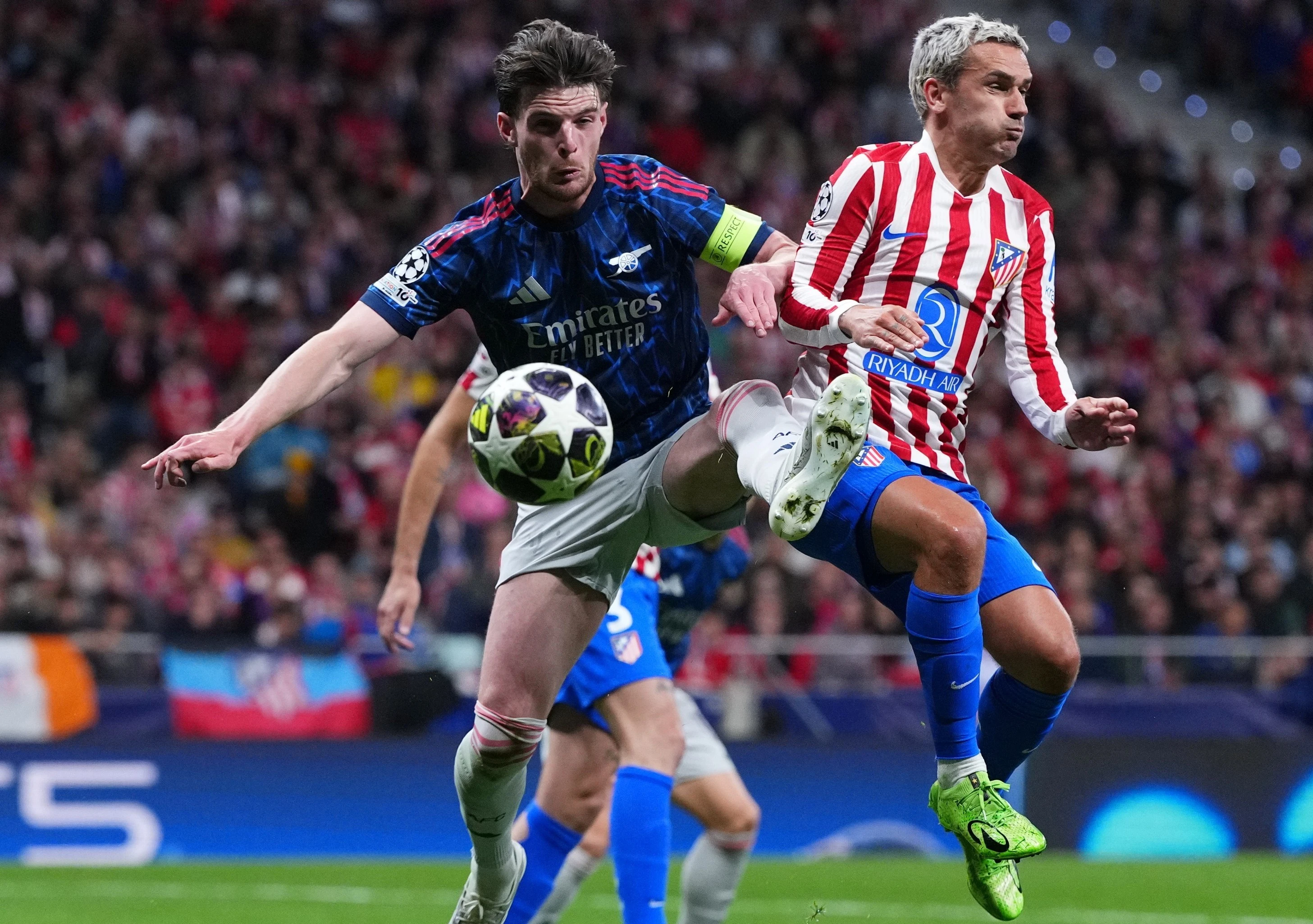 Atletico và Arsenal bất phân thắng bại tại bán kết Champions League