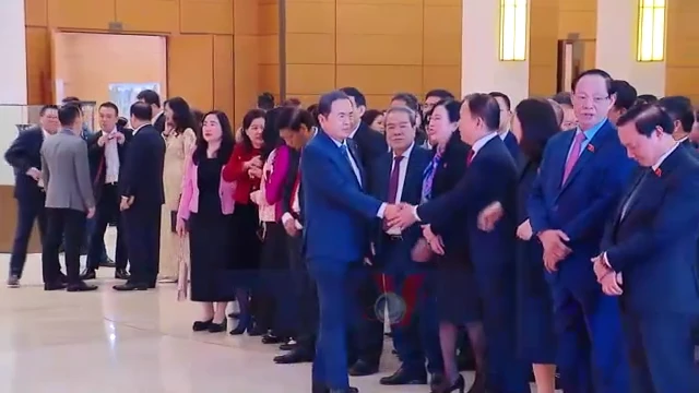 Chủ tịch Quốc hội Trần Thanh Mẫn gặp mặt cán bộ sau Tết, nhấn mạnh năm 2026 bứt phá phát triển