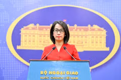 Người Phát ngôn Bộ Ngoại giao Việt Nam Phạm Thu Hằng. (Ảnh: BNG)
