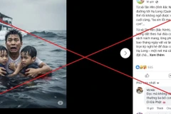 Những thông tin sai lệch về vụ lật tàu do AI "sáng tác." (Ảnh: Vietnam+)