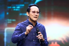 Nghệ sỹ Ưu tú Hoàng Hải tái xuất màn ảnh nhỏ với hình tượng Công an nhân dân trong phim "Tường lửa Tràng An." (Ảnh: PV/Vietnam+)