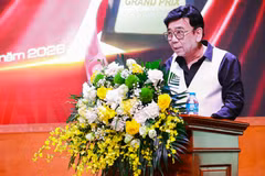 Đạo diễn Nguyễn Trường Sơn, Chủ tịch Hiệp hội Quảng cáo Việt Nam, đồng Trưởng Ban Tổ chức phát biểu. (Ảnh: PV/Vietnam+)