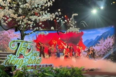 Mỗi tiết mục trong chương trình góp phần tạo nên không khí Tết rộn ràng, đồng thời trở thành điểm nhấn kết nối giá trị truyền thống với nhịp sống đương đại, lan tỏa niềm vui và cảm hứng tích cực đến khán giả cả nước. (Ảnh: VTV)