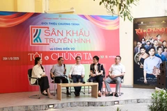 Đài Hà Nội tổ chức họp báo giới thiệu chương trình “Sân khấu truyền hình.” (Ảnh: PV/Vietnam+)