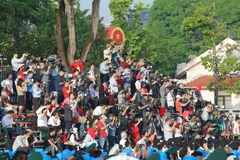 Khối "tay bút, tay máy" góp phần quan trọng vào thành công của Lễ kỷ niệm 80 năm Quốc khánh. (Ảnh: PV/Vietnam+)