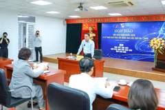 Quang cảnh buổi họp báo ngày 17/6. (Ảnh: PV/Vietnam+)