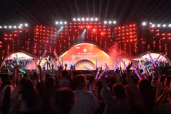 Với chủ đề: “Phát thanh vì Việt Nam hùng cường, thịnh vượng,” Liên hoan phát từ ngày 9/4 đến 13/4 tiếp tục khẳng định sự phát triển của ngành phát thanh cả nước trước yêu cầu phải đổi mới. (Ảnh: PV/Vietnam+)