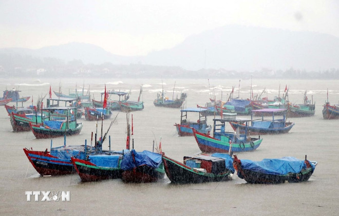 Ngày 14/6, bão số 1 có khả năng suy yếu dần ttxvn-con-bao-so-01-luc-16h-ngay-126-3.jpg