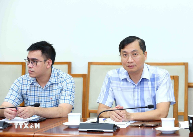 Đại biểu tham dự hội nghị. (Ảnh: Phương Hoa/TTXVN) ttxvn-hoi-nghi-cong-tac-vien-du-luan-xa-hoi-cua-dang-uy-chinh-phu-3009-2.jpg