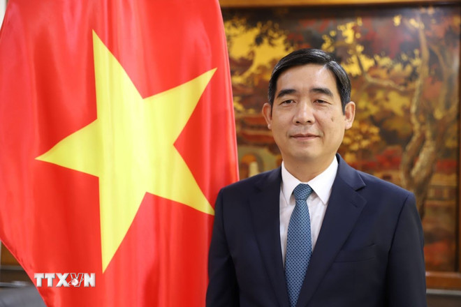 Đại sứ Việt Nam tại Thái Lan Phạm Việt Hùng. (Ảnh: Huy Tiến/TTXVN) ttxvn-dua-quan-he-viet-nam-thai-lan-len-tam-cao-moi-thuc-chat-va-hieu-qua-1034.jpg