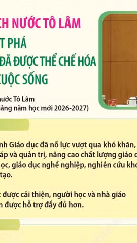 Tổng Bí thư, Chủ tịch nước Tô Lâm: Nhiều chủ trương đột phá về giáo dục và đào tạo đã từng bước đi vào cuộc sống