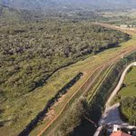 Quang cảnh khu phi quân sự (DMZ) nằm giữa biên giới Hàn Quốc và Triều Tiên. (Ảnh: Yonhap/TTXVN)
