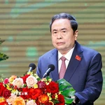 Chủ tịch Quốc hội Trần Thanh Mẫn phát biểu. (Ảnh: Doãn Tấn/TTXVN)