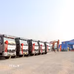 Khởi công ga Hải Dương Nam thuộc Dự án tuyến đường sắt Lào Cai-Hà Nội-Hải Phòng. (Ảnh: Mạnh Tú/TTXVN)(
