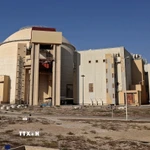 Quang cảnh nhà máy điện hạt nhân Bushehr của Iran. (Ảnh AFPTTXVN)