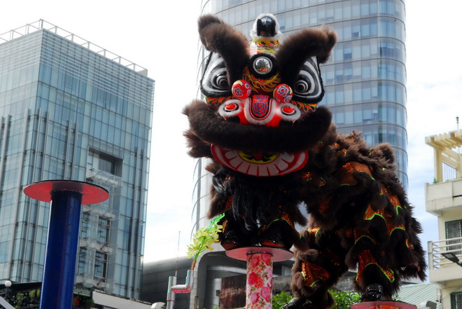 Tưng bừng Liên hoan lân-sư-rồng trên Phố đi bộ Nguyễn Huệ ảnh 3