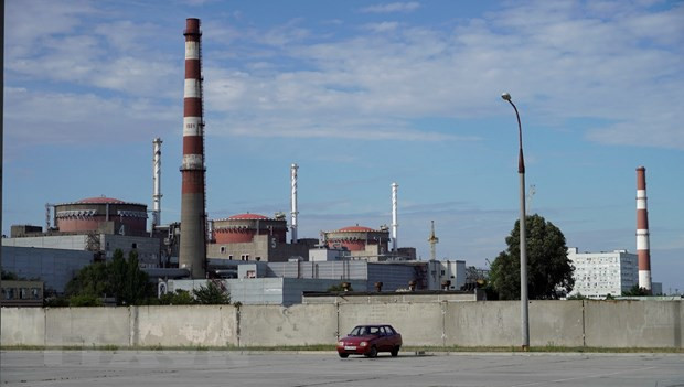 Nhà máy điện hạt nhân Zaporizhzhia. (Ảnh: AFP/TTXVN) IAEA thanh sát các nhà máy điện hạt nhân ở Ukraine ảnh 1