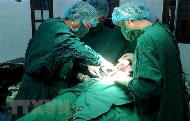 Ảnh minh họa (Nguồn: TTXVN) Hà Nội: Cấp cứu người bệnh thủng ruột do nuốt hạt táo đỏ ảnh 1