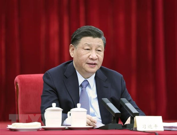 Chủ tịch Trung Quốc Tập Cận Bình (Nguồn: AFP/TTXVN) Trung Quốc: Đối thoại là giải pháp cho cuộc khủng hoảng Ukraine ảnh 1