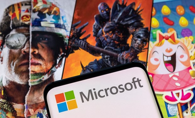 Microsoft mua Activision Blizzard. (Nguồn: Reuters) Anh ngăn chặn Microsoft thâu tóm Activision Blizzard ảnh 1