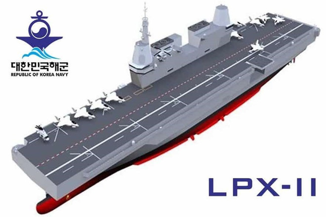 Hải quân Hàn Quốc công bố mô hình 3D tàu sân bay hạng nhẹ ảnh 1