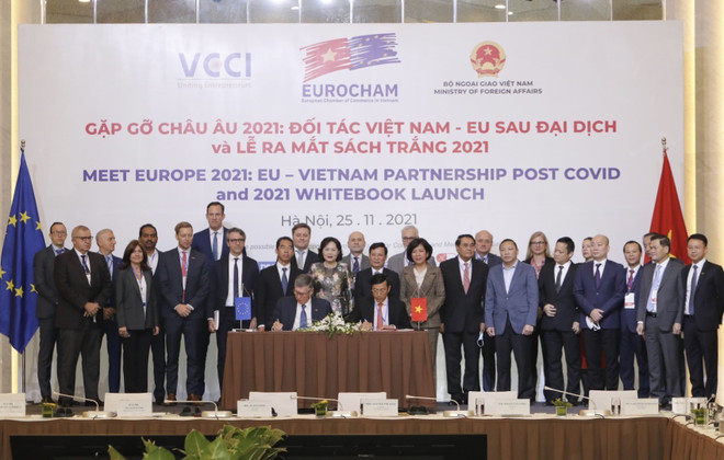 Đối tác Việt Nam-EU hậu COVID-19 và công bố sách Trắng EuroCham 2021 ảnh 2