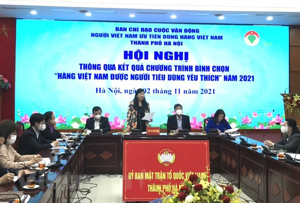 Hà Nội tôn vinh 'Hàng Việt Nam được người tiêu dùng yêu thích' 2021 ảnh 1