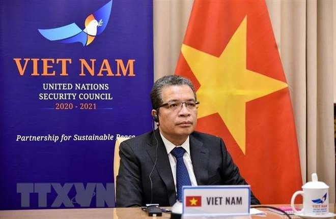 Thứ trưởng Bộ Ngoại giao Đặng Minh Khôi. (Ảnh: TTXVN phát) Việt Nam dự phiên thảo luận trực tuyến về tình hình khu vực Vịnh Ba Tư ảnh 1