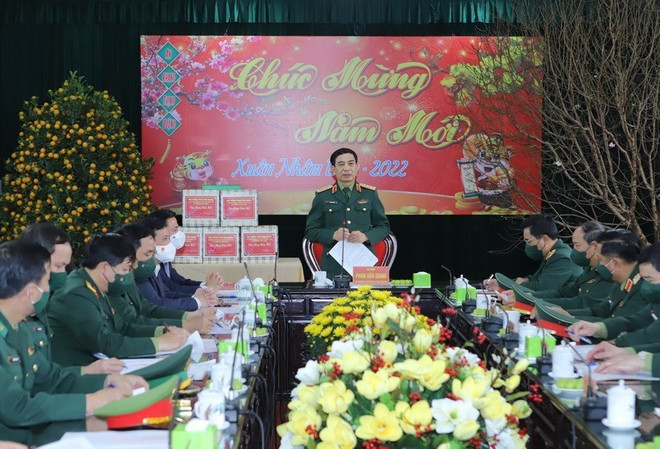 Bộ trưởng Bộ Quốc phòng Phan Văn Giang chúc Tết tại tỉnh Thanh Hóa ảnh 1