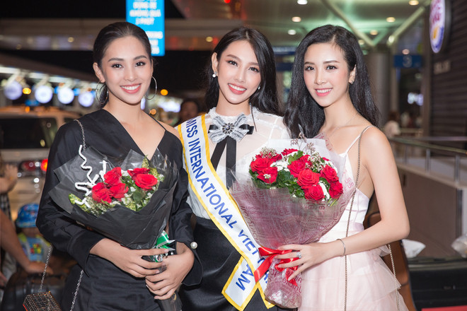 Thùy Tiên mang 110 kg hành lý lên đường dự thi Miss International 2018 ảnh 1