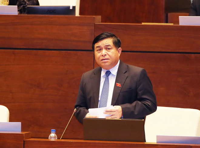 Bộ trưởng Bộ Kế hoạch và Đầu tư Nguyễn Chí Dũng phát biểu. (Ảnh: Nguyễn Dân/TTXVN) Thiết lập đồng bộ chính sách hỗ trợ doanh nghiệp nhỏ và vừa ảnh 1