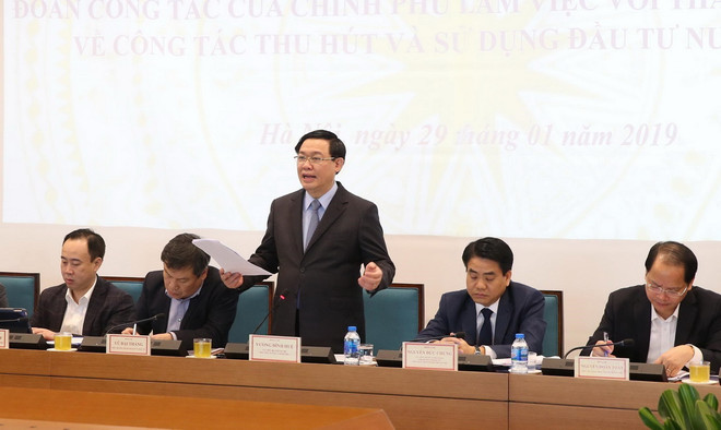 Phó Thủ tướng: Hà Nội cần đổi mới tư duy trong thu hút và sử dụng FDI ảnh 1