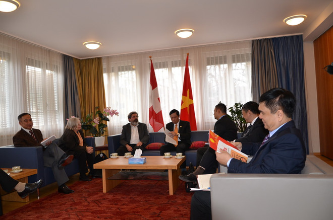 Đoàn đại biểu Ban Tuyên giáo Trung ương làm việc tại Thụy Sĩ ảnh 1