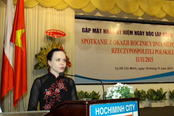 Kỷ niệm 97 năm ngày độc lập Cộng hòa Ba Lan tại TP.HCM ảnh 1