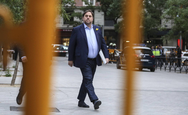 Cựu Phó Thủ hiến vùng Catalonia, Oriol Junqueras. (Nguồn: Elpais) Nghị viện châu Âu hủy tư cách một nghị sỹ vùng Catalonia ảnh 1