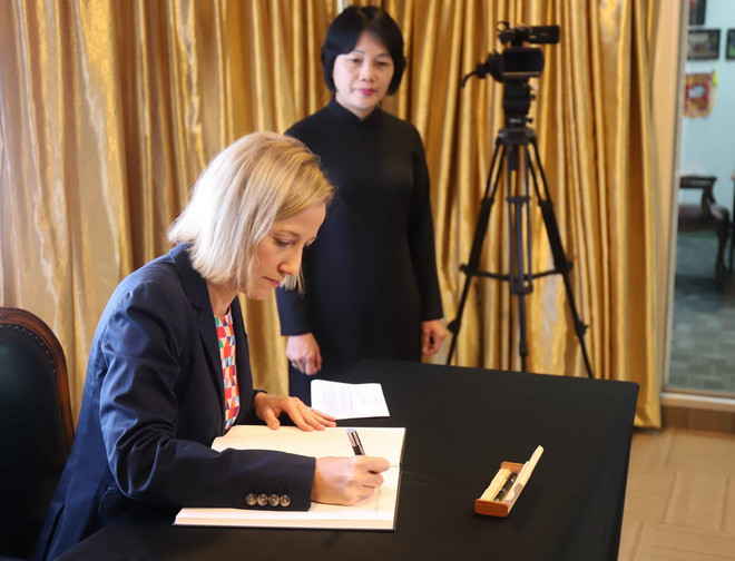 Thủ tướng Singapore Lý Hiển Long viếng Chủ tịch nước Trần Đại Quang ảnh 2