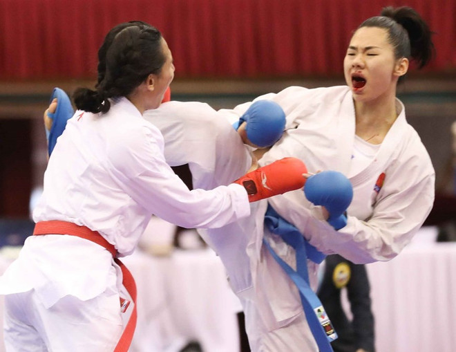 ASIAD 2023: Nguyễn Thị Ngoan vào chung kết nội dung Kumite 61kg ảnh 1
