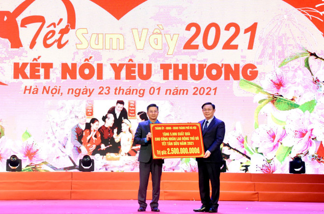 Gần 1.000 công nhân lao động ở Thủ đô Hà Nội vui 'Tết sum vầy' ảnh 2