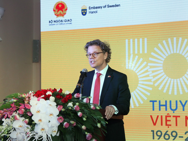 Kỷ niệm trọng thể 50 năm quan hệ ngoại giao Việt Nam-Thụy Điển ảnh 2