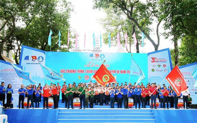 Thành phố Hồ Chí Minh ra quân chiến dịch tình nguyện Hè năm 2023 ảnh 2
