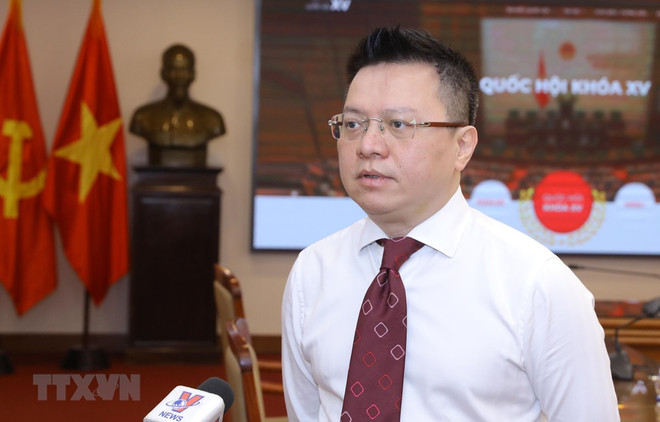 Ông Lê Quốc Minh, Ủy viên Trung ương Đảng, Phó Trưởng Ban Tuyên giáo Trung ương, Tổng Biên tập Báo Nhân Dân, Chủ tịch Hội Nhà báo Việt Nam. (Nguồn: TTXVN) Ông Lê Quốc Minh: 'Báo chí chính thống không thể đứng yên' ảnh 1