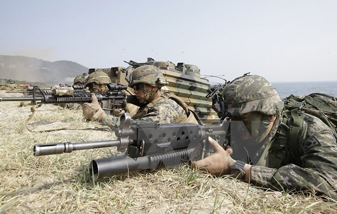 Báo Triều Tiên lên án liên minh quân sự giữa Hàn Quốc và Mỹ ảnh 1