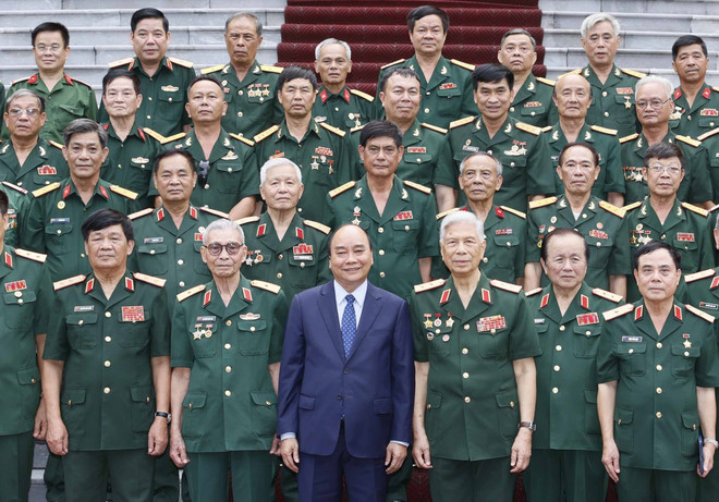 Chủ tịch nước tiếp đại biểu cựu chiến binh Mặt trận Vị Xuyên-Hà Tuyên ảnh 2