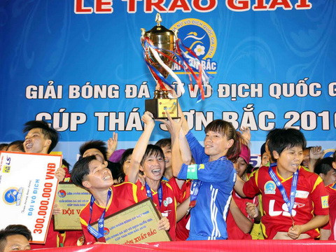 Đội Thành phố Hồ Chí Minh I vô địch giải bóng đá nữ quốc gia ảnh 1