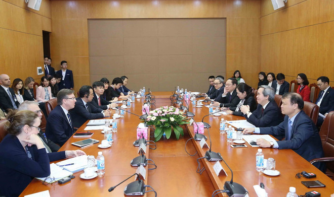 Trưởng Ban Kinh tế TW tiếp đoàn Hội đồng Kinh doanh Hoa Kỳ-ASEAN ảnh 1