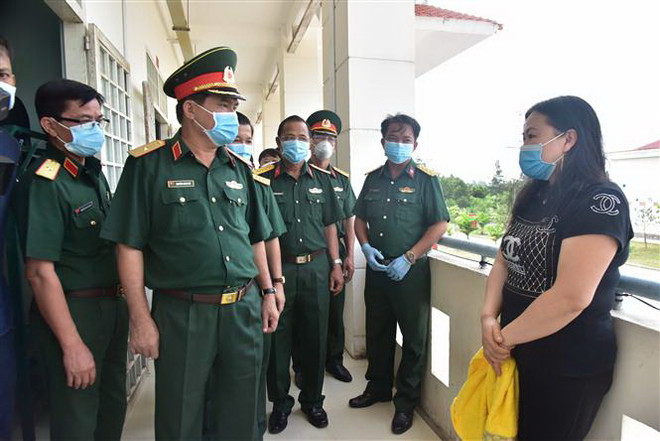 Kiểm tra công tác phòng dịch COVID tại Trường Quân sự Quân khu 9 ảnh 1