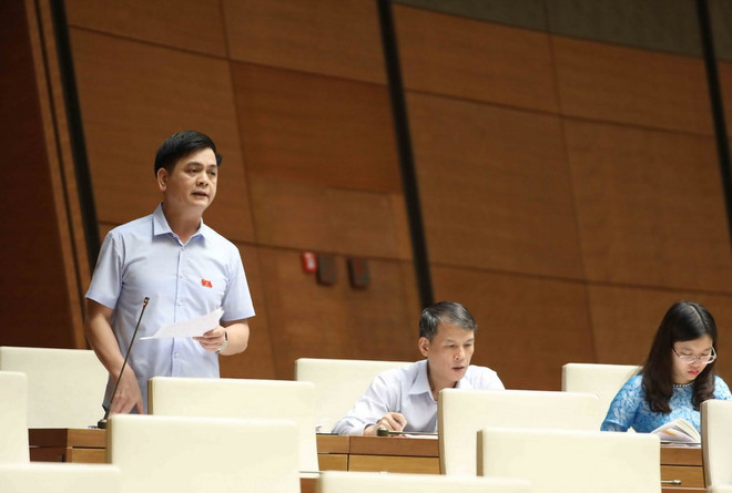 Đại biểu Quốc hội tỉnh Lạng Sơn Nguyễn Lâm Thành phát biểu ý kiến. (Ảnh: Phương Hoa/TTXVN) Làm rõ chính sách của Nhà nước về bảo vệ và phát triển rừng ảnh 2